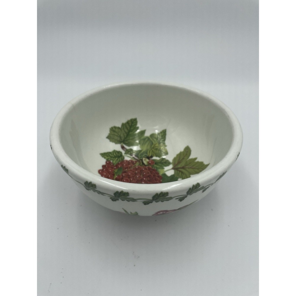 Pomona Portmeirion Currant Fruit Motif Cereal/Dessert Bowl 5.5" Heavy Stackable